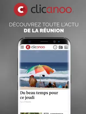 Clicanoo - Journal de l'île android App screenshot 0